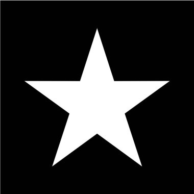 yıldız simgesi vektör illüstrasyonu