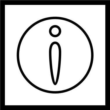 beyaz arkaplanda siyah simge izole edildi