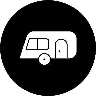 Modern b 'nin vektör illüstrasyonu okul otobüsünün simgesinden yoksun