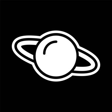 Moda Biçiminde Satrun Simgesi İzole Arkaplan