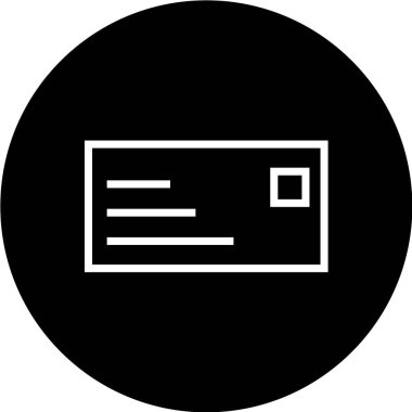 beyaz arkaplanda siyah simge izole edildi