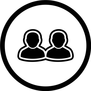 Moda Biçimli İnsanlar Simgesi İzole Arkaplan