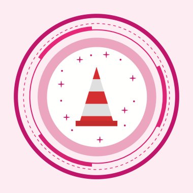 Koni Simgesi Moda Biçiminde İzole Arkaplan      