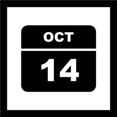 Siyah arkaplanda vektör takvimi simgesi