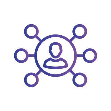 İş vektörü illüstrasyonu beyaz arkaplanda izole edildi 