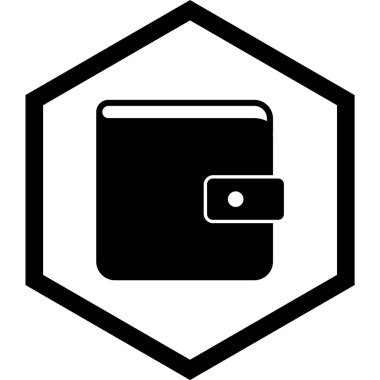 Cüzdan Simgesi Moda Biçimli Ayrı Arkaplan    