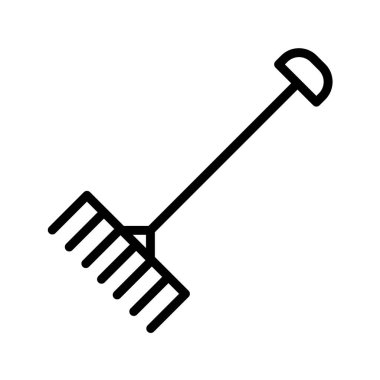 kürek simgesi vektör illüstrasyonu