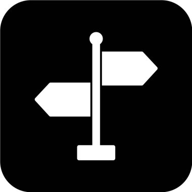 işaret çubuğu simgesi, vektör illüstrasyonu