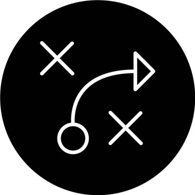 ok işareti simgesi, vektör çizimi