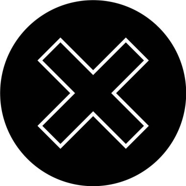 beyaz arkaplanda siyah simge izole edildi