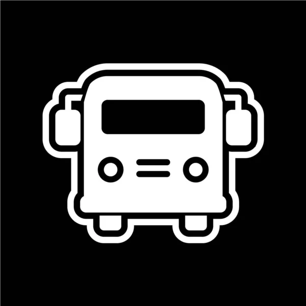 Bus Icon Vector Illustration — Stock Vector