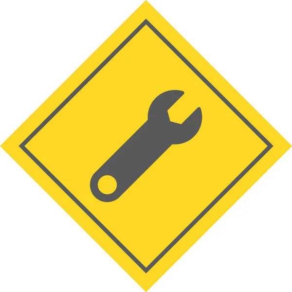 Wrench Icon Trendy Style Isolated Background — Stock Vector