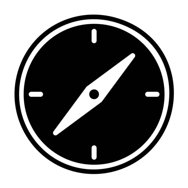 Ikona Kompasu Modnym Stylu Odizolowane Tło — Wektor stockowy