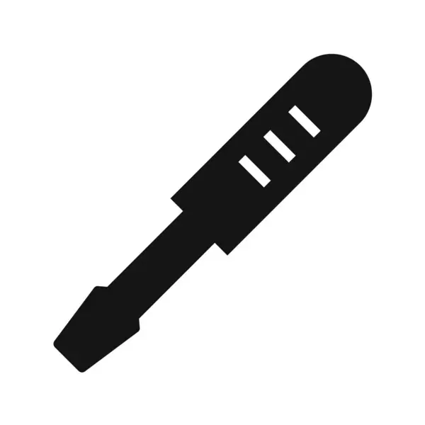 Medizinische Thermometer Symbol Vektor Illustration — Stockvektor