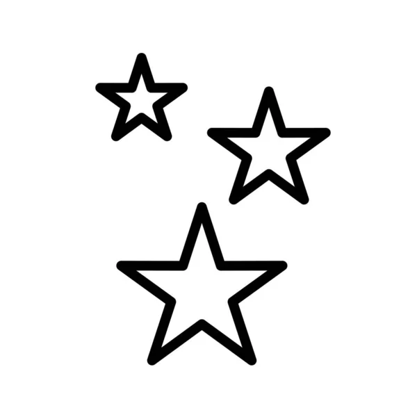 Vektor Illustration Des Sternsymbols — Stockvektor