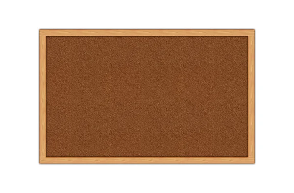Pinboard Isolado Sobre Branco — Fotografia de Stock