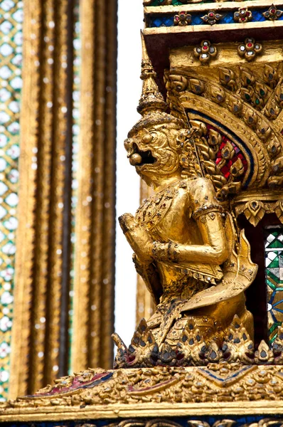 Thai Ősi Művészet Falon — Stock Fotó