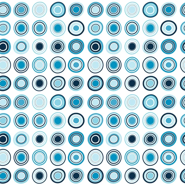 Wrapping Paper Blue Circles Seamless Pattern — Stock Photo, Image