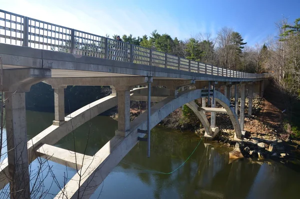 Puente Través Río Maine — Foto de Stock