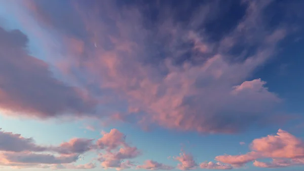 Zamračená Obloha Modrá Abstraktní Pozadí Blue Sky Pozadí Malé Obláčky — Stock fotografie