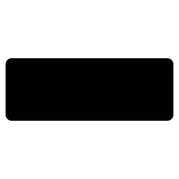 Піктограма Мінус Примітивного Набору Цей Ізольований Плоский Символ Намальований Чорним — стокове фото