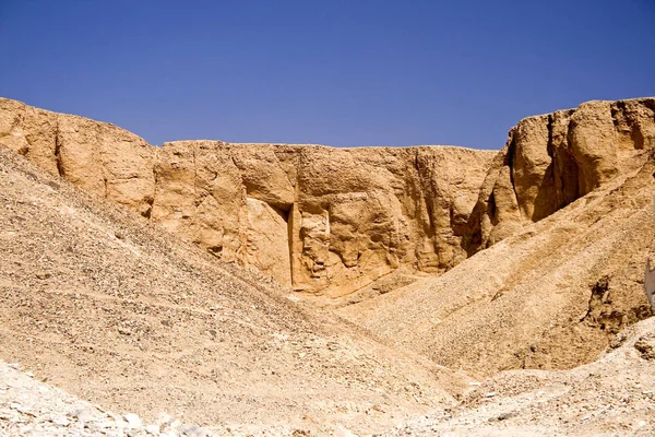 Образ Геологічної Формації Долині Королів Єгипет — стокове фото