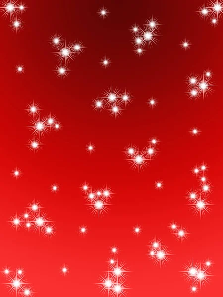 Красный Рождественский Фон Снег Падает Снежная Ночь — стоковое фото