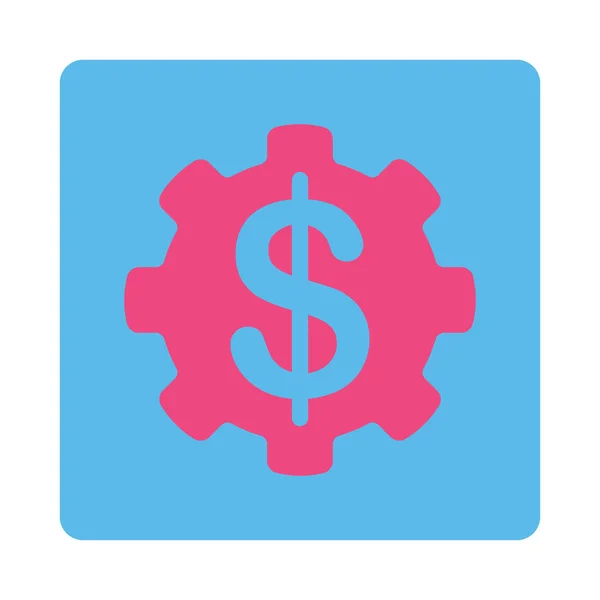 支払いオプションのラスター アイコン このフラットな丸みを帯びた正方形ボタン ピンクと青の色を使用し 白い背景で隔離 — ストック写真