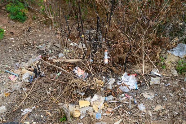 泰国城市的废物 — 图库照片