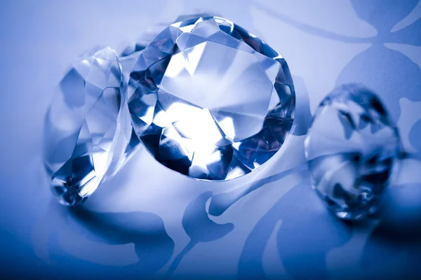 Diamond Бриллиант Яркий Красочный Тон Концепции — стоковое фото