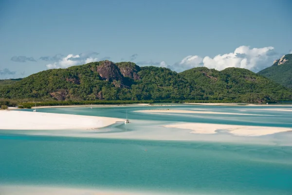 Whitehaven Beach Whitsundays Szigetvilágban Queensland Ausztrália — Stock Fotó