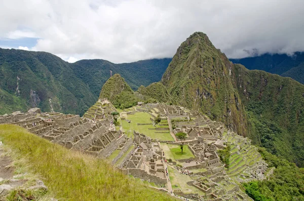 Las Ruinas Del Sitio Inca Machu Picchu Patrimonio Humanidad Por — Foto de Stock
