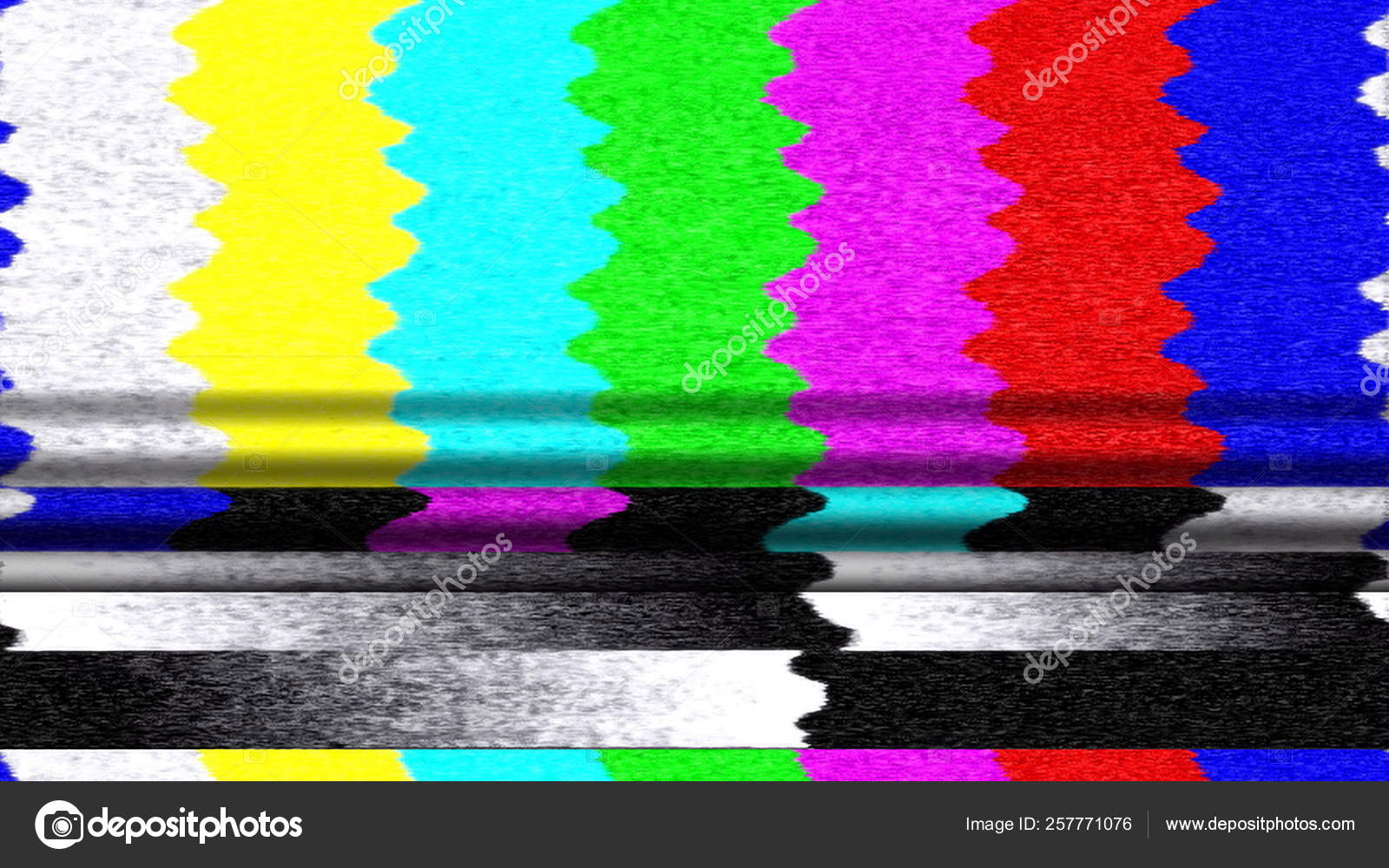 Color Bars 0213 Retro Color Bars Malfunction Stock Photo by ©YAYImages ...