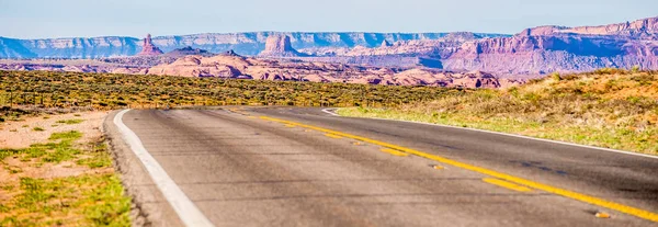Csökkenő Monument Valley Utah Arizona Határ — Stock Fotó