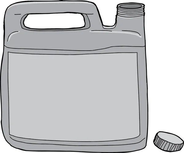 Kunststoff Waschmittelbehälter Mit Offenem Deckel — Stockfoto