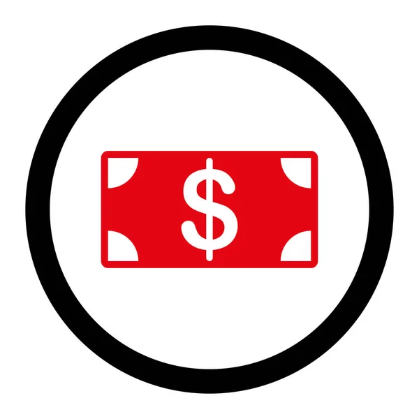 은행권 래스터 아이콘입니다 빨간색과 검은색 배경에 — 스톡 사진