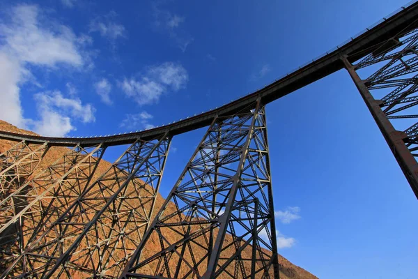 Polvorilla Viadukt Tren Las Nubes Der Nähe Von San Antonio — Stockfoto