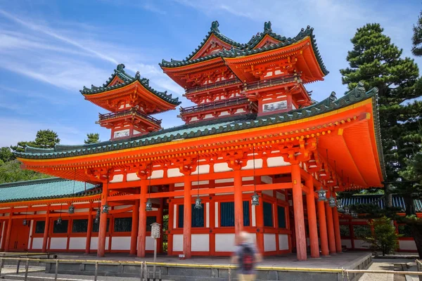 Templo Del Santuario Heian Jingu Kyoto Japón —  Fotos de Stock