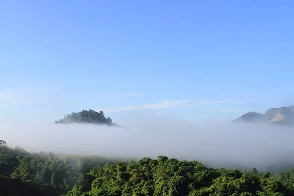 Atmosfär Morning Mountain Thailand — Stockfoto