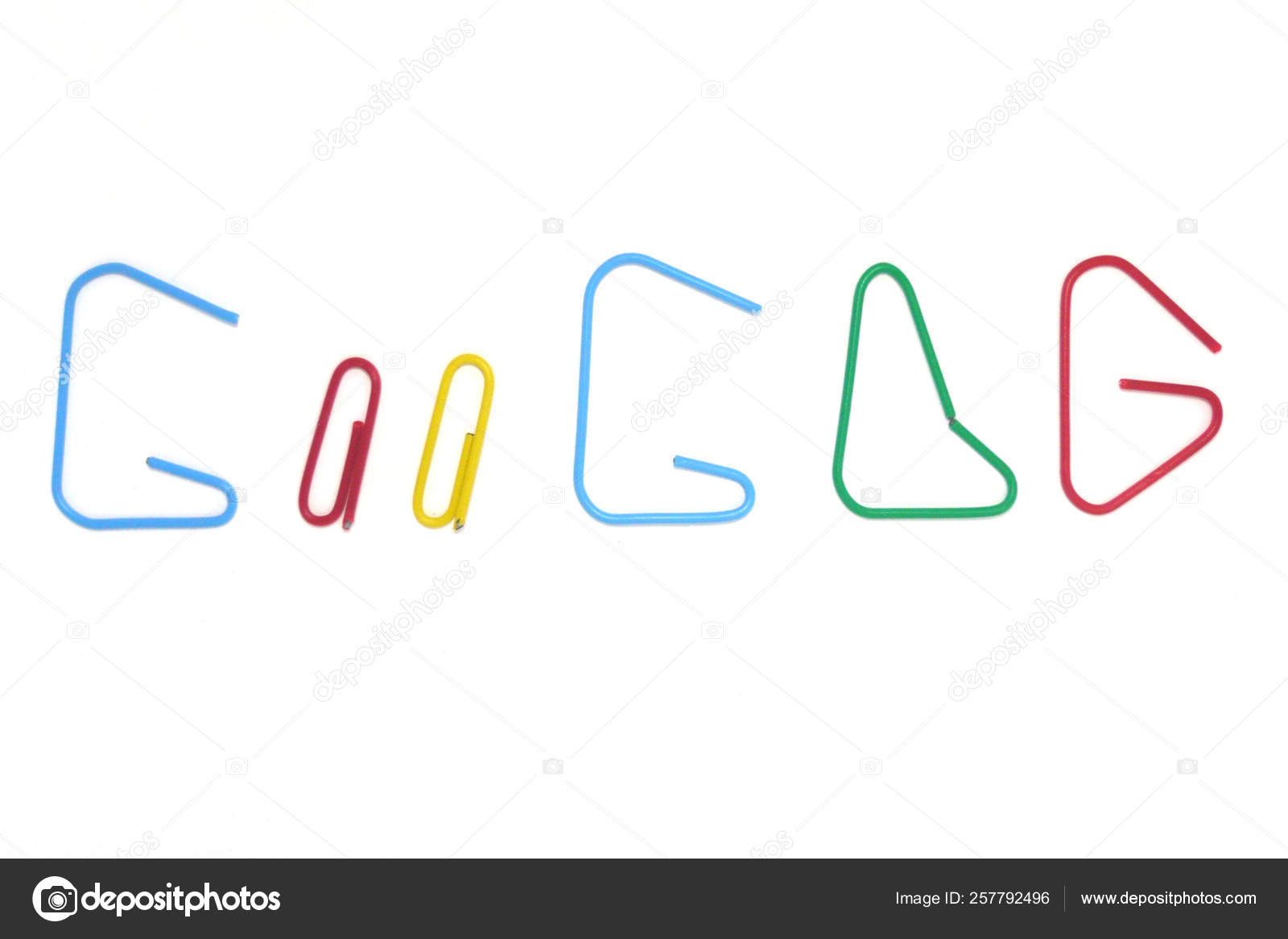 Paper Clip Text Word Google Handmade Stock Photo C Yayimages