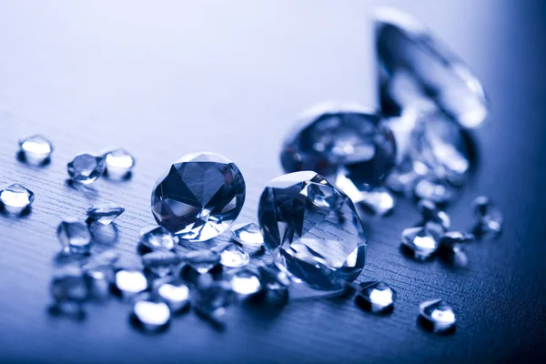 Diamant Drahokam Světlé Barevné Tón Koncepce — Stock fotografie