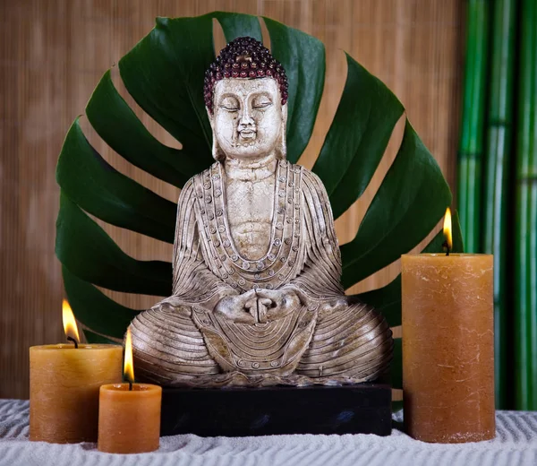 Портрет Статуи Будды — стоковое фото