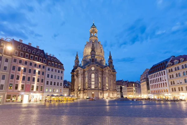 Dresden Niemcy Zmierzch Europa — Zdjęcie stockowe