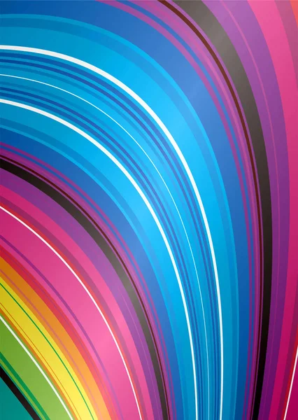 Brightly Colorido Arco Íris Queda Água Ideal Fundo Desktop — Fotografia de Stock