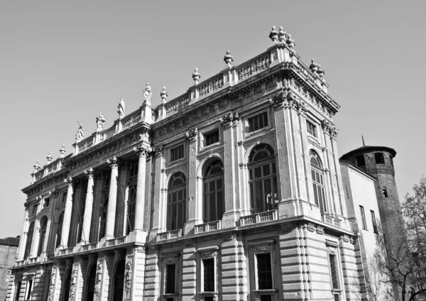 Palazzo Madama Koninklijk Paleis Piazza Castello Turijn Italië — Stockfoto