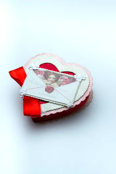 Día San Valentín Victorian Candy Box — Foto de Stock
