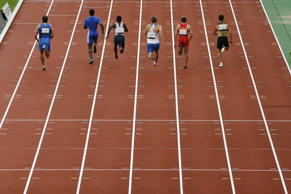 Atletismo Pista Legenda Local — Fotografia de Stock