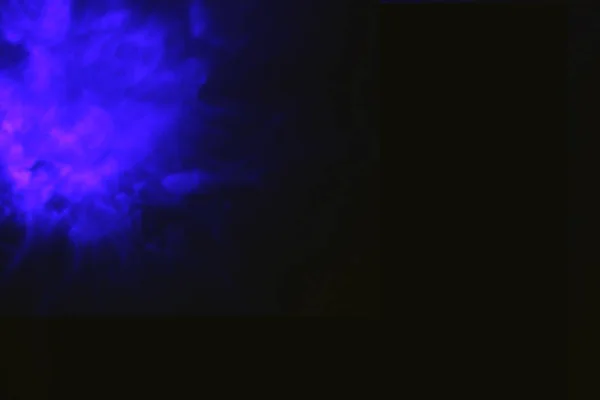 Modrý Nebulas Plynový Mrak Černém — Stock fotografie