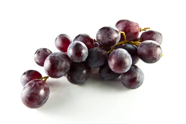 Üzüm Meyvesi Beyaz Arkaplanda Izole — Stok fotoğraf