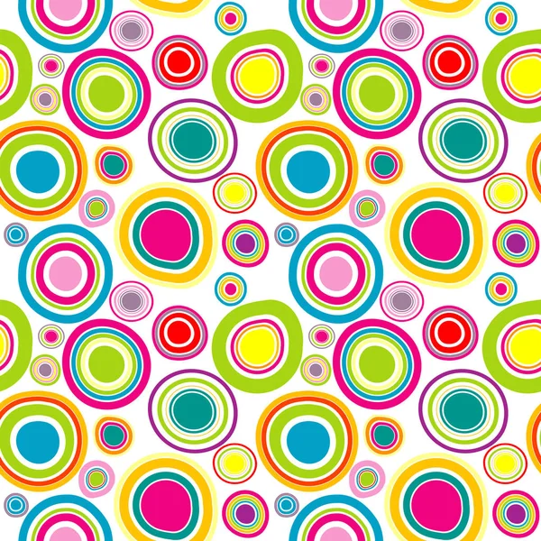 Kolorowy Wzór Okrągłe Kształty — Zdjęcie stockowe